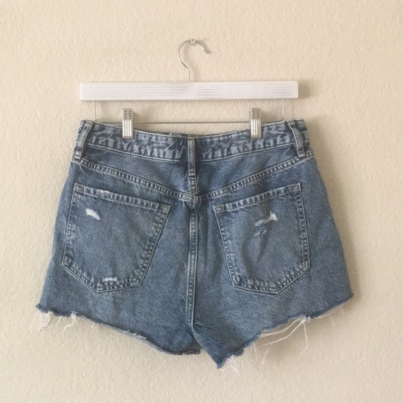 Forever 21 Jean Shorts Retro High Rise Blue 28 - Picture 2 of 13
